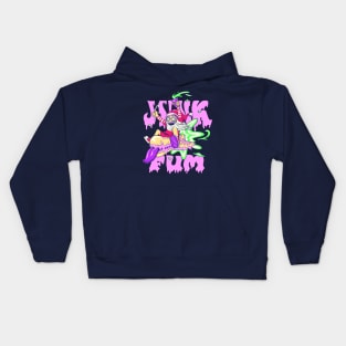 Santa is  Coming “Junk is Fum” Kids Hoodie